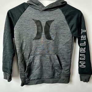 Boys and Girls Grey Hurley Hoodie